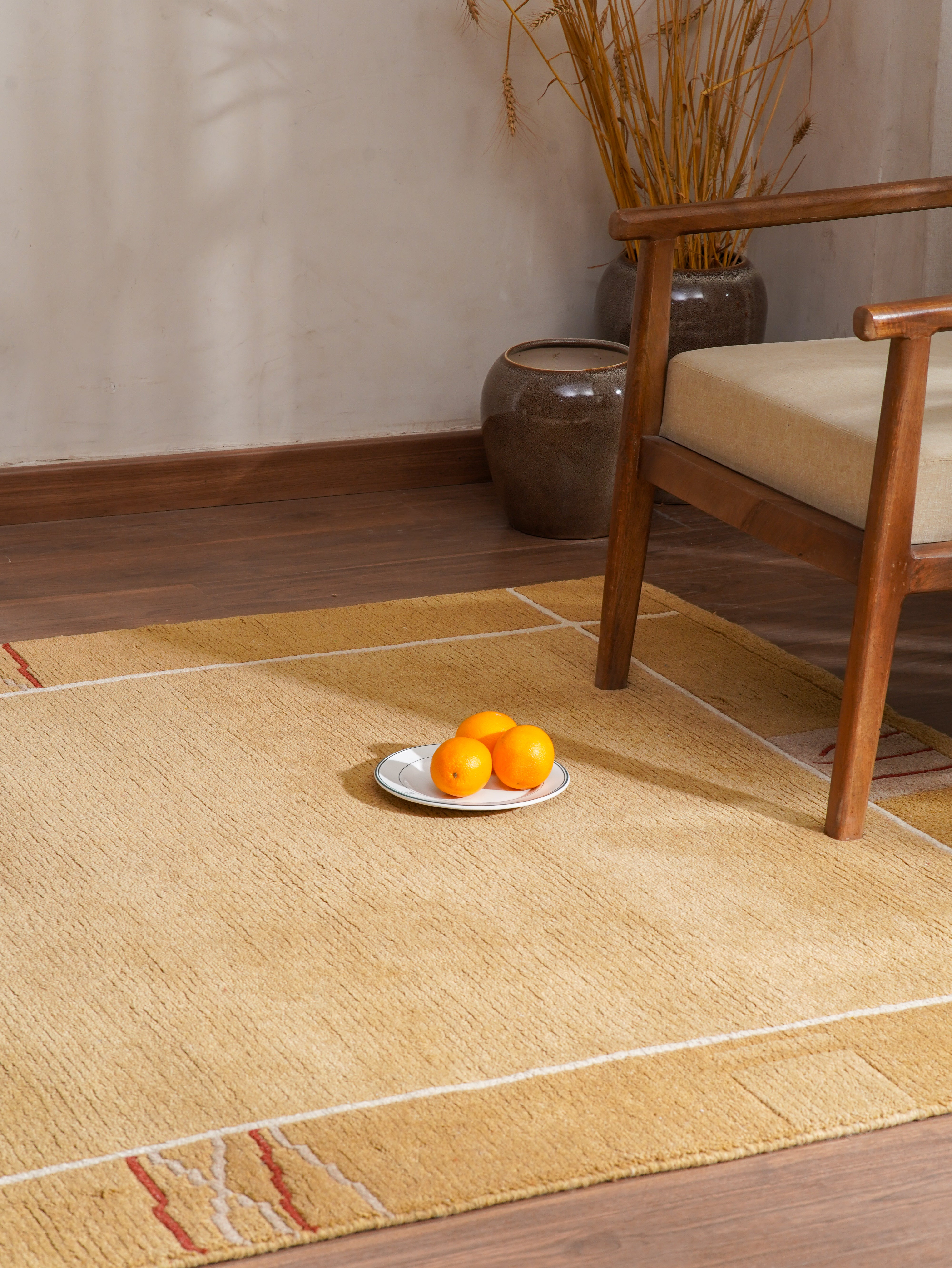 Iris Hand Knotted Tibbati Wool Rug