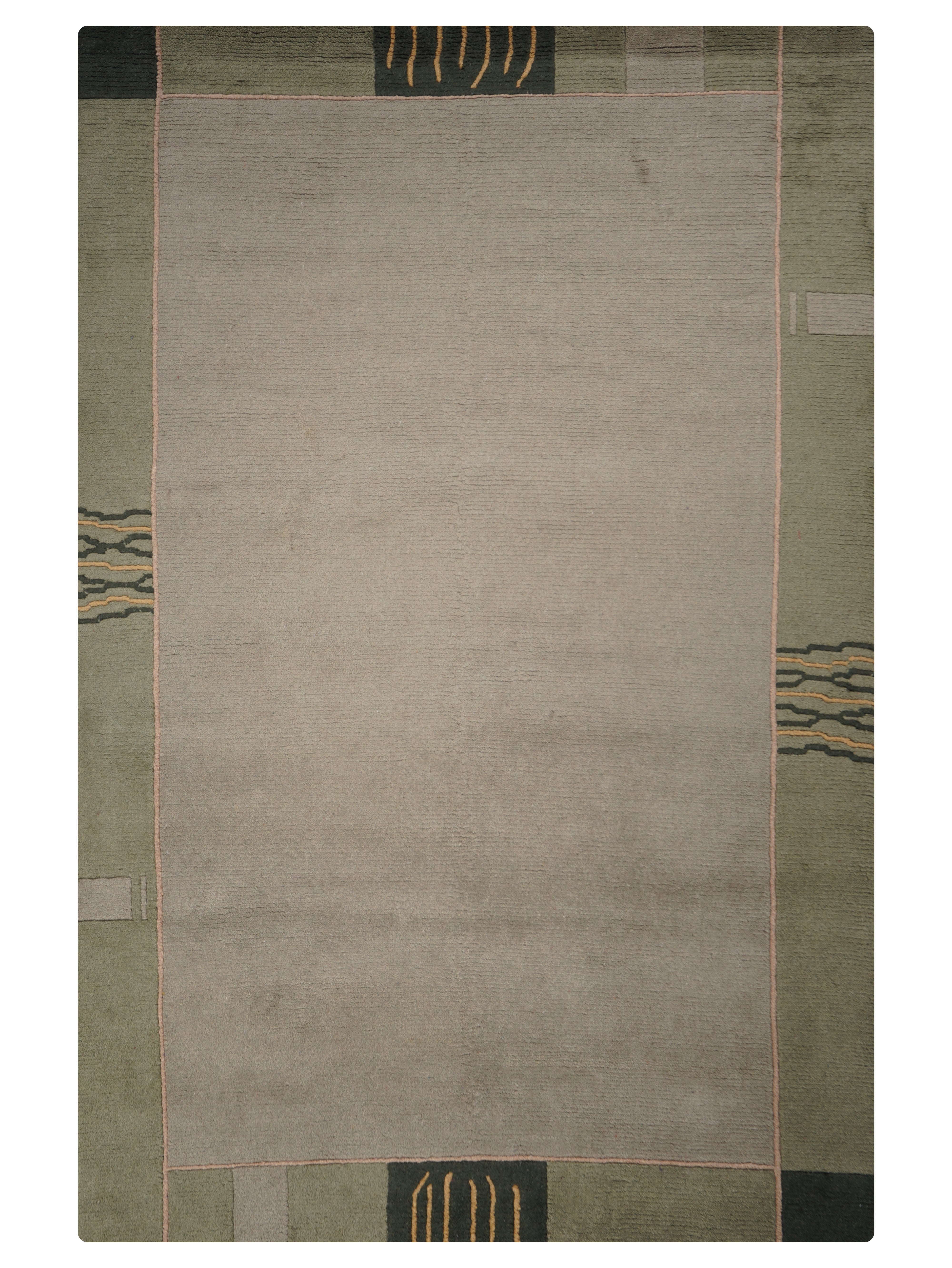 Iris Hand Knotted Tibbati Wool Rug
