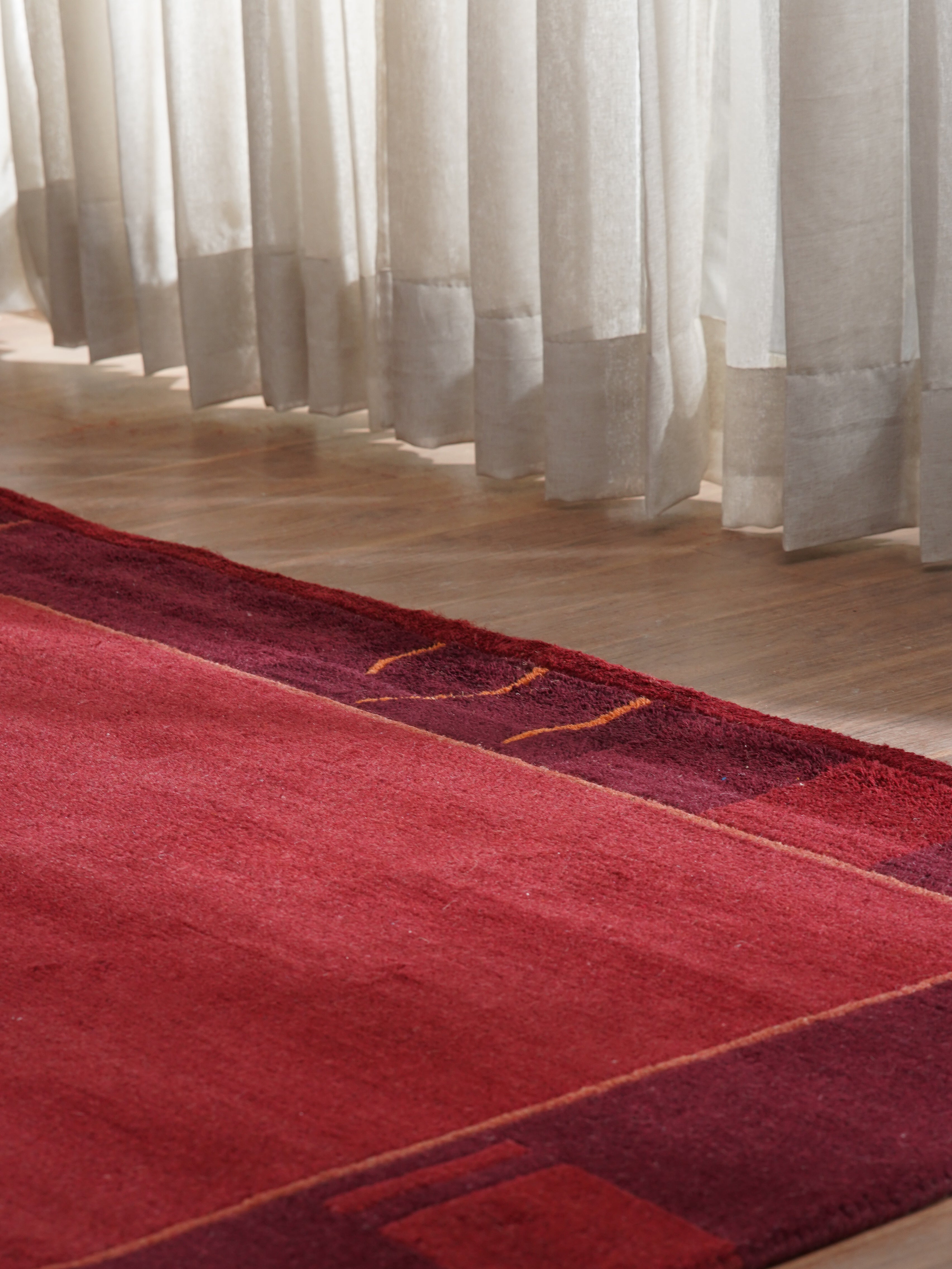 Iris Hand Knotted Tibbati Wool Rug