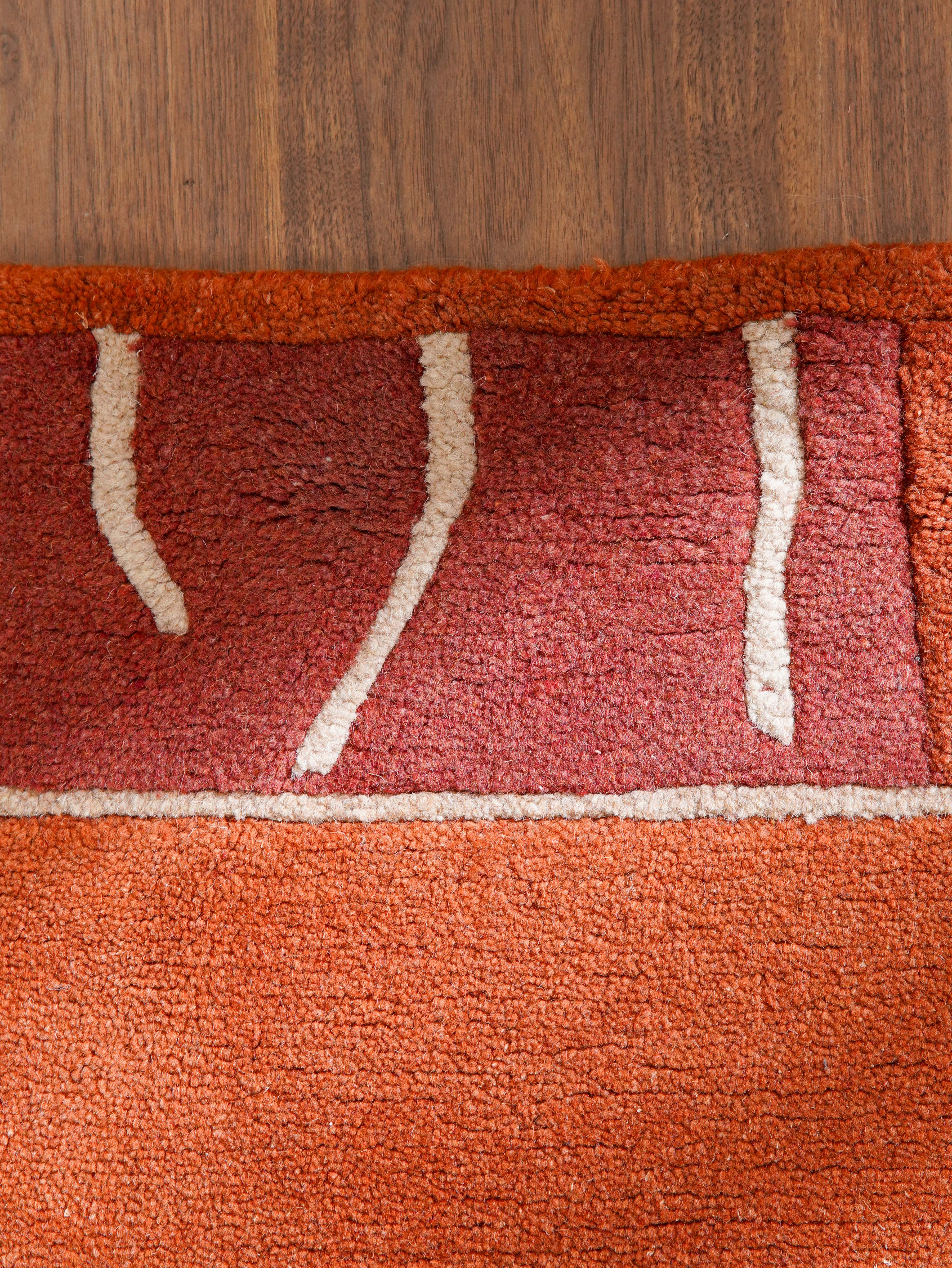 Iris Hand Knotted Tibbati Wool Rug