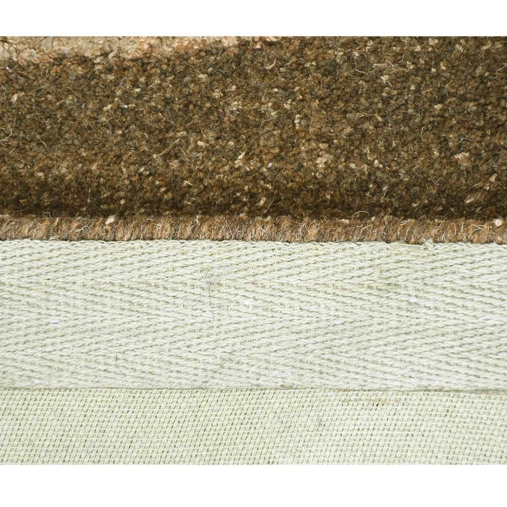 Camel Brown Hand Tufted Wool Rug - BBH HOMES LLC