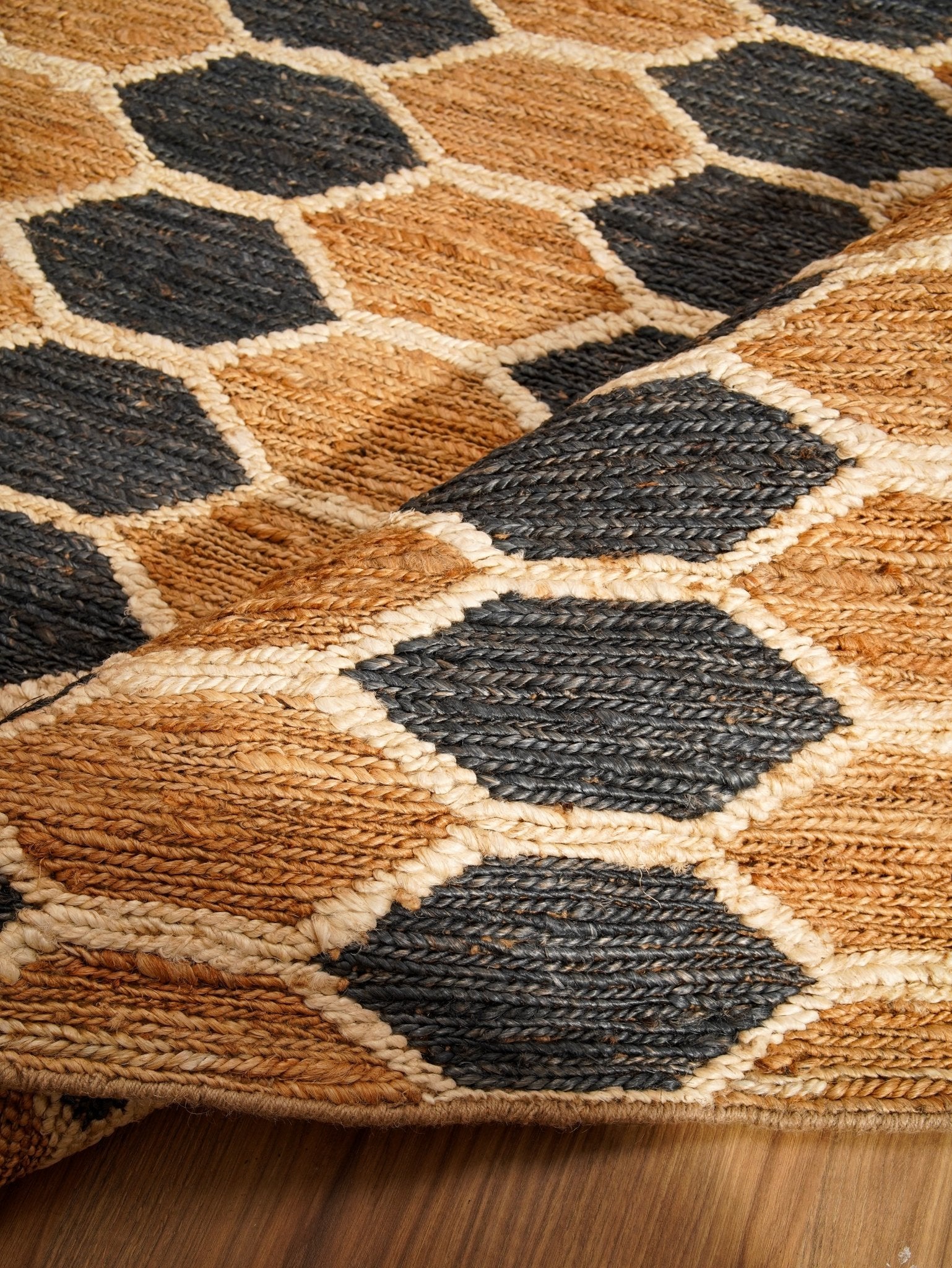 Cesenatico Hand Knotted Sumak Jute Area Rug - BBH HOMES LLC