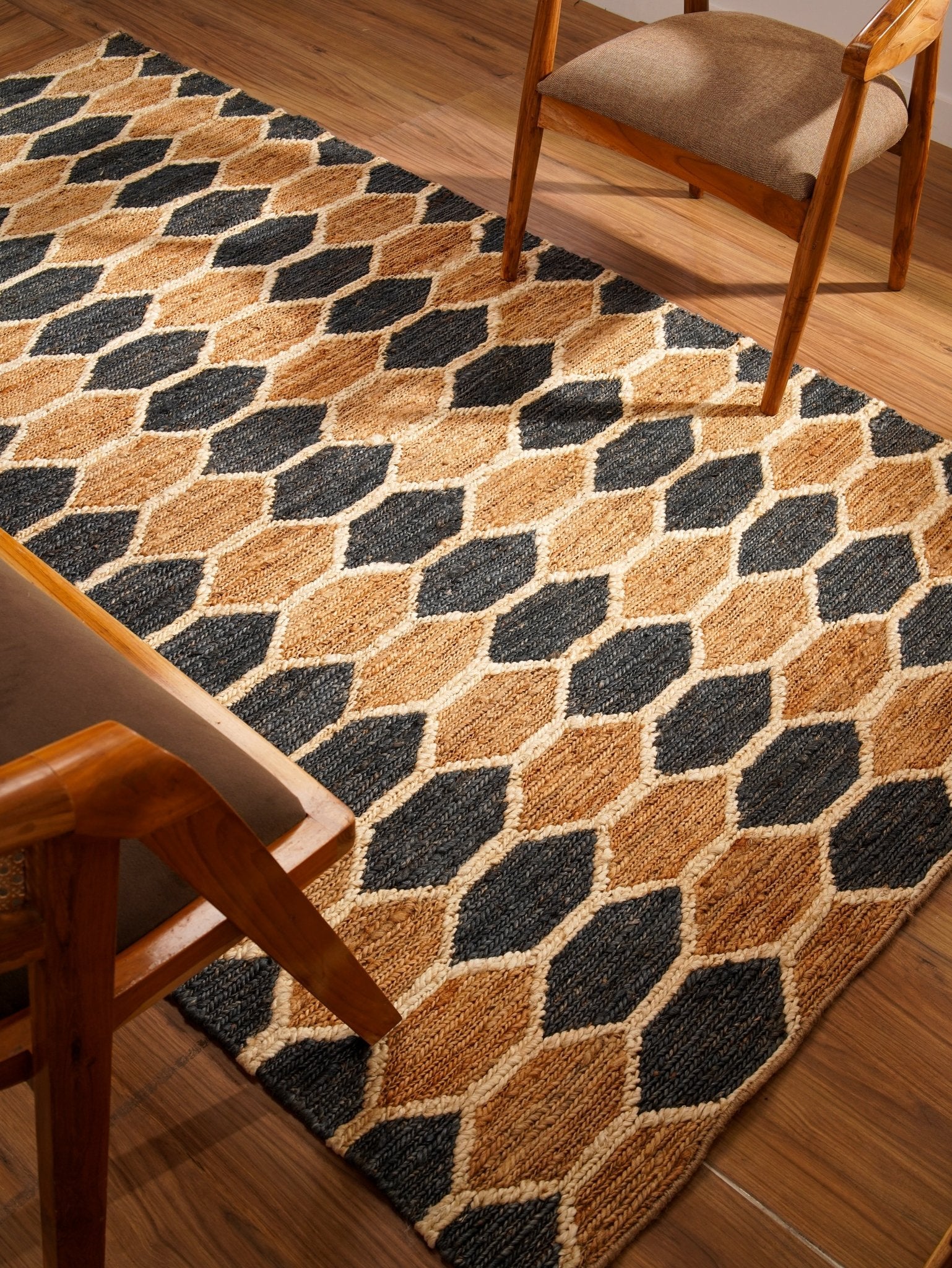 Cesenatico Hand Knotted Sumak Jute Area Rug - BBH HOMES LLC