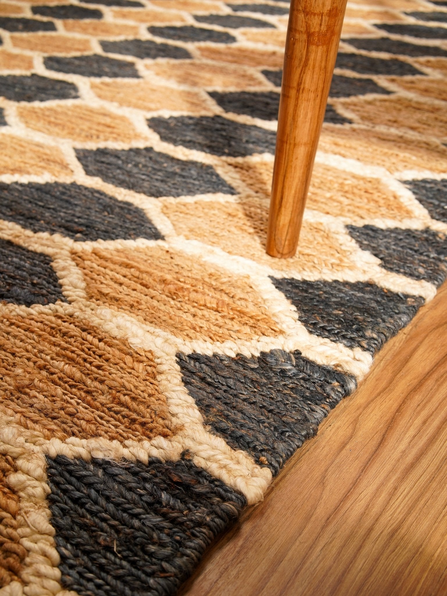 Cesenatico Hand Knotted Sumak Jute Area Rug - BBH HOMES LLC