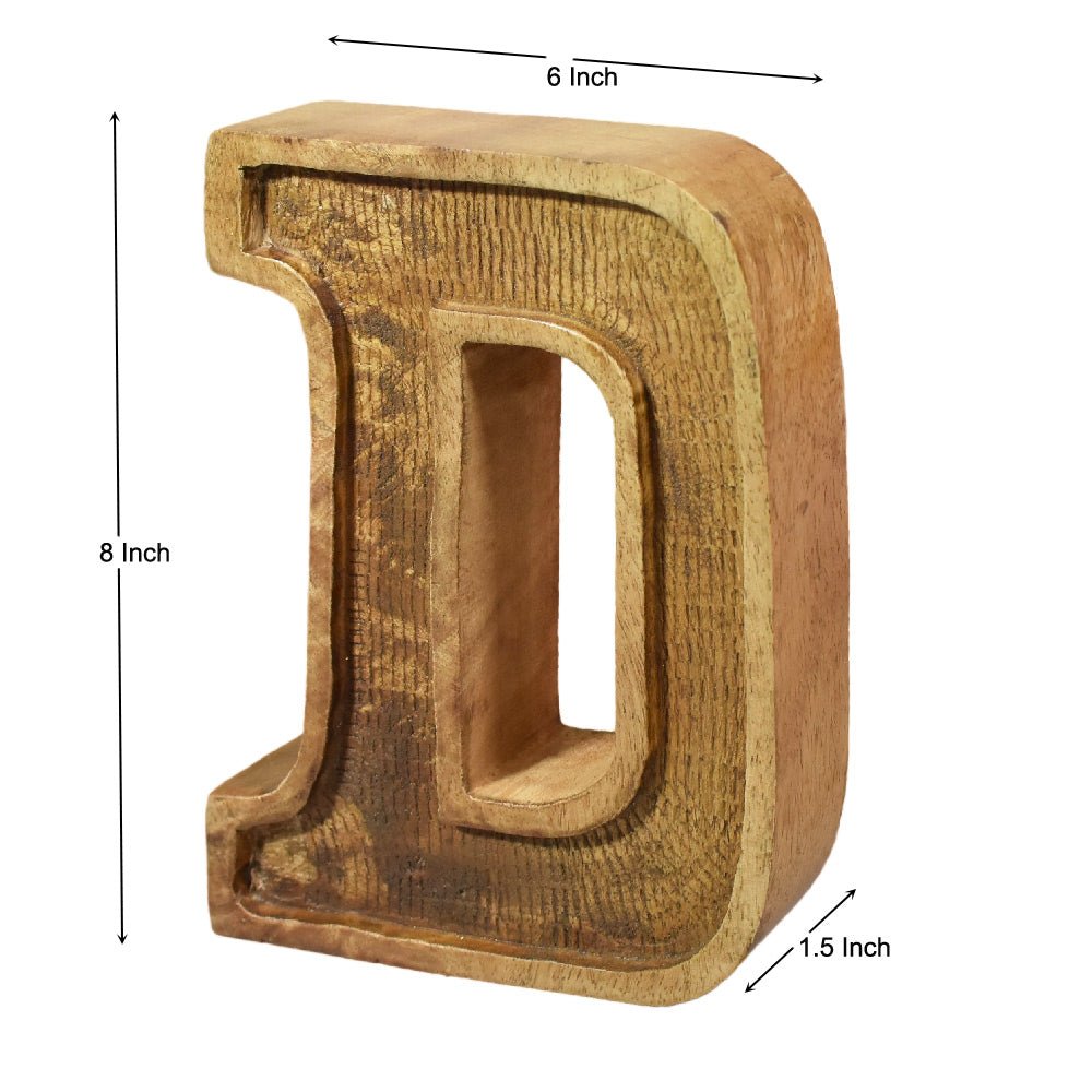 Classic Grain - Finished Mango Wood Alphabet & Number Blocks - BBH HOMES LLC