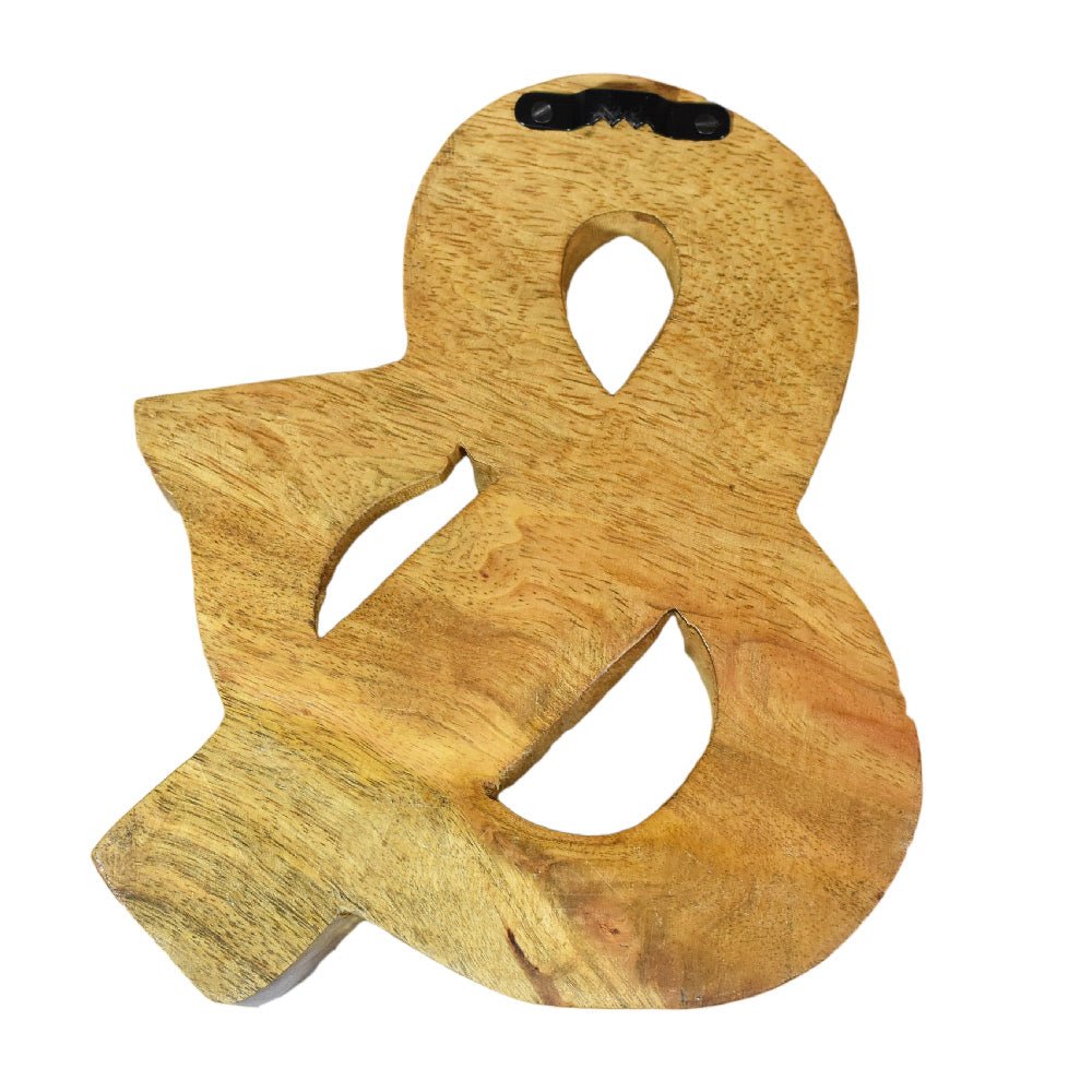 Classic Grain - Finished Mango Wood Alphabet & Number Blocks - BBH HOMES LLC
