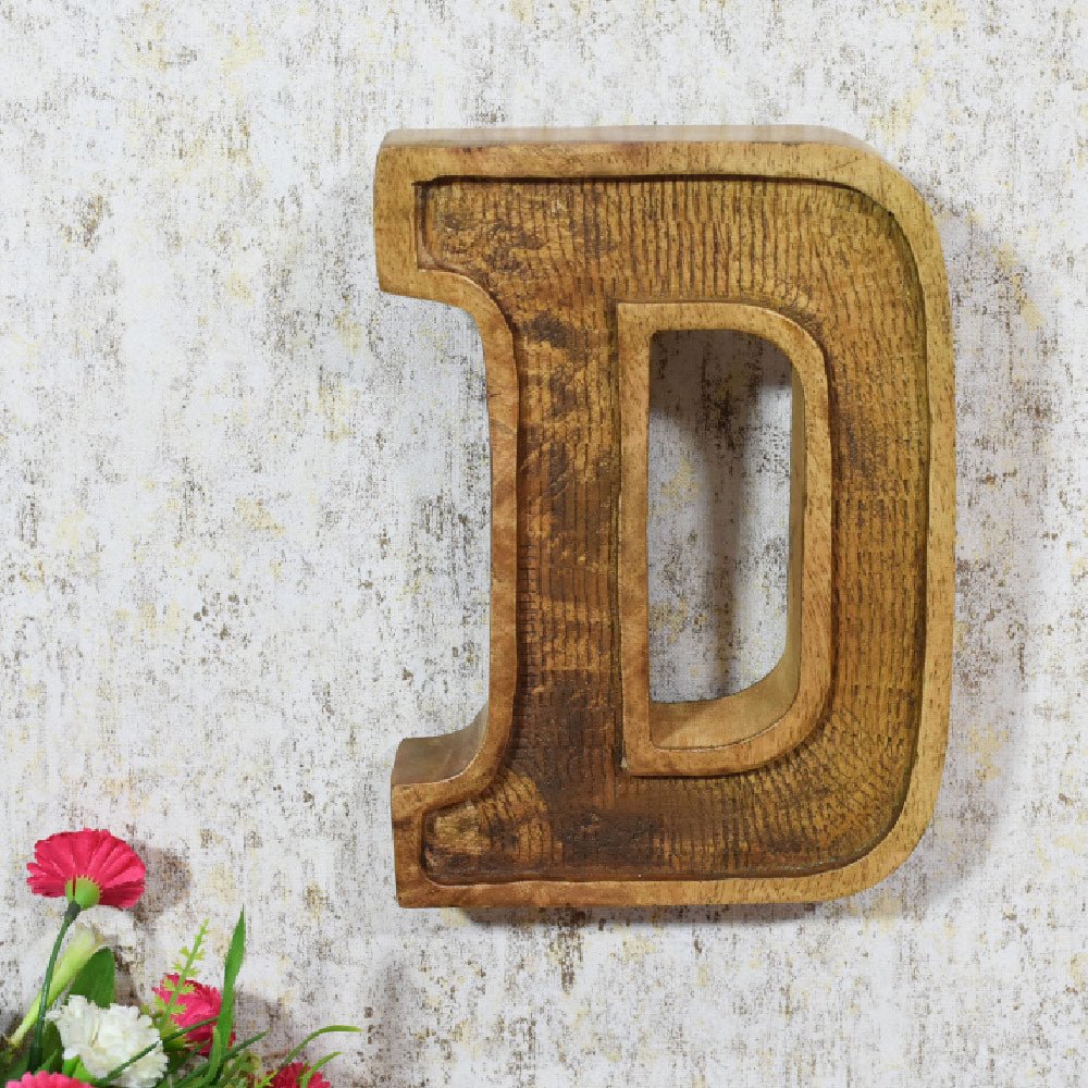 Classic Grain - Finished Mango Wood Alphabet & Number Blocks - BBH HOMES LLC