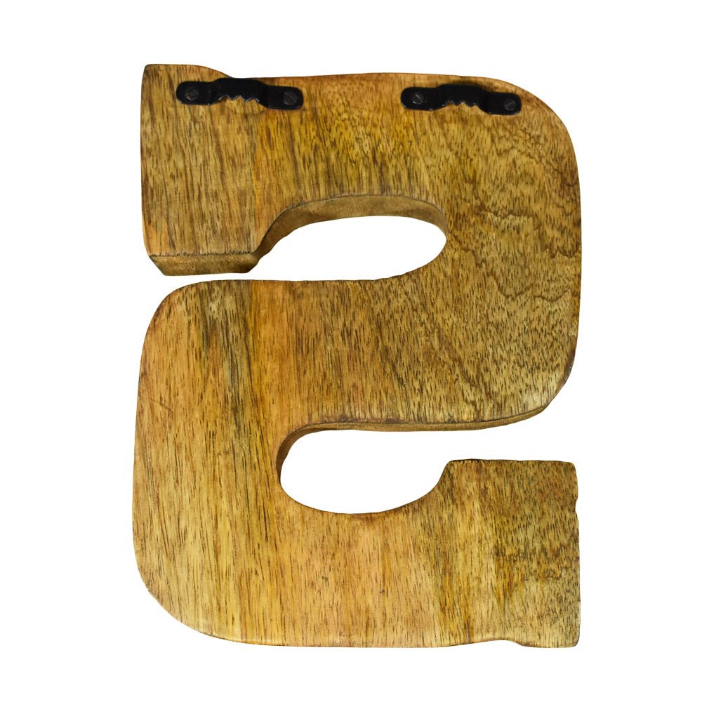 Classic Grain - Finished Mango Wood Alphabet & Number Blocks - BBH HOMES LLC