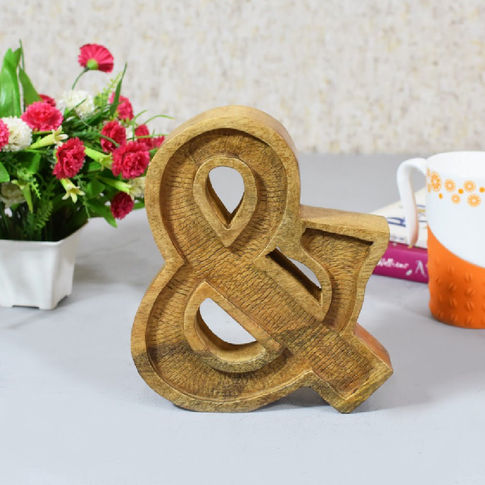 Classic Grain - Finished Mango Wood Alphabet & Number Blocks - BBH HOMES LLC