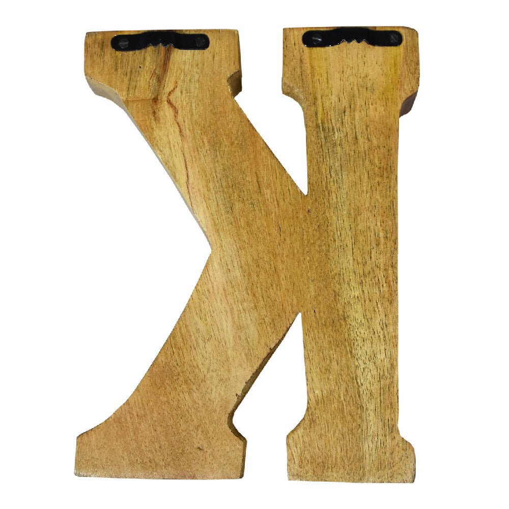 Classic Grain - Finished Mango Wood Alphabet & Number Blocks - BBH HOMES LLC