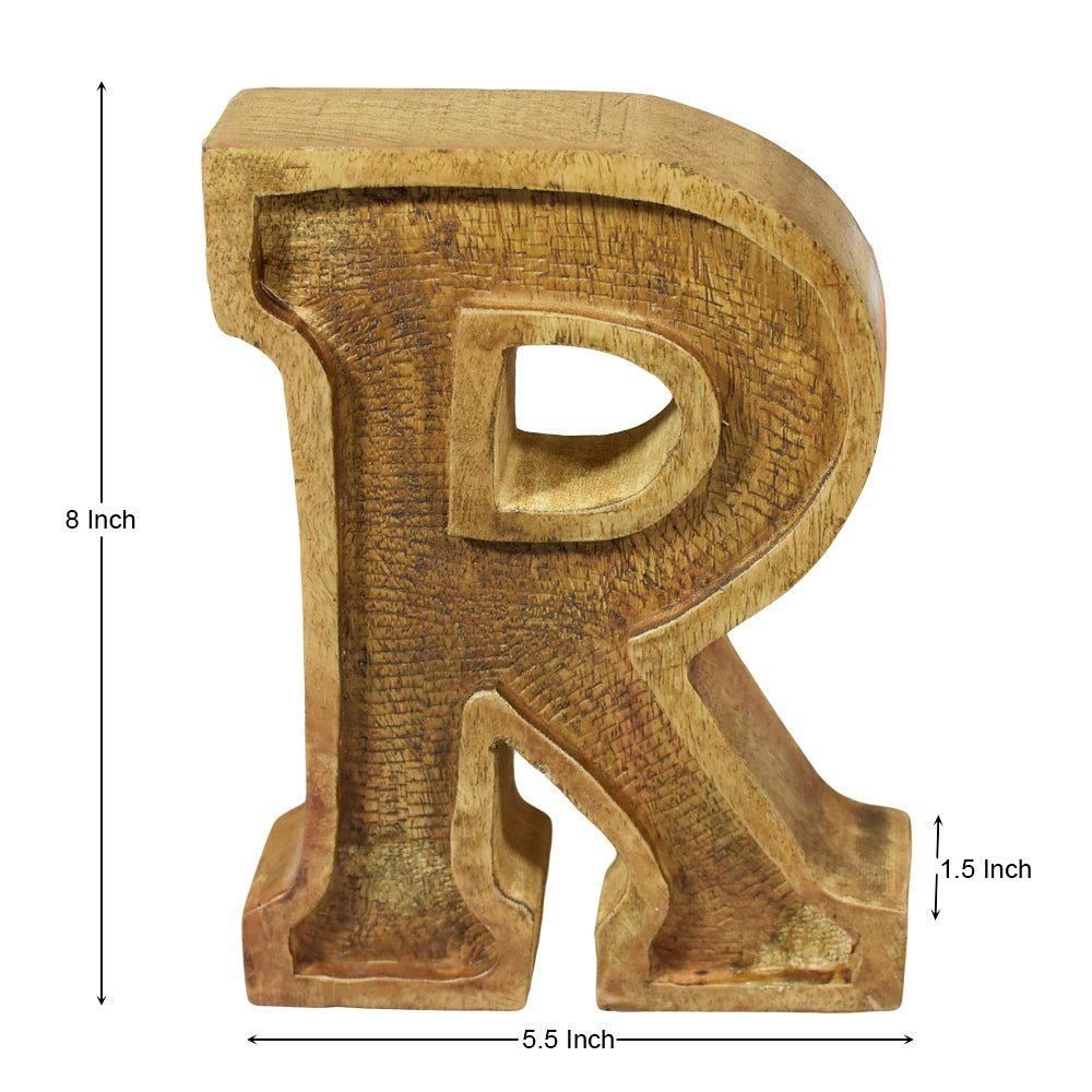 Classic Grain - Finished Mango Wood Alphabet & Number Blocks - BBH HOMES LLC