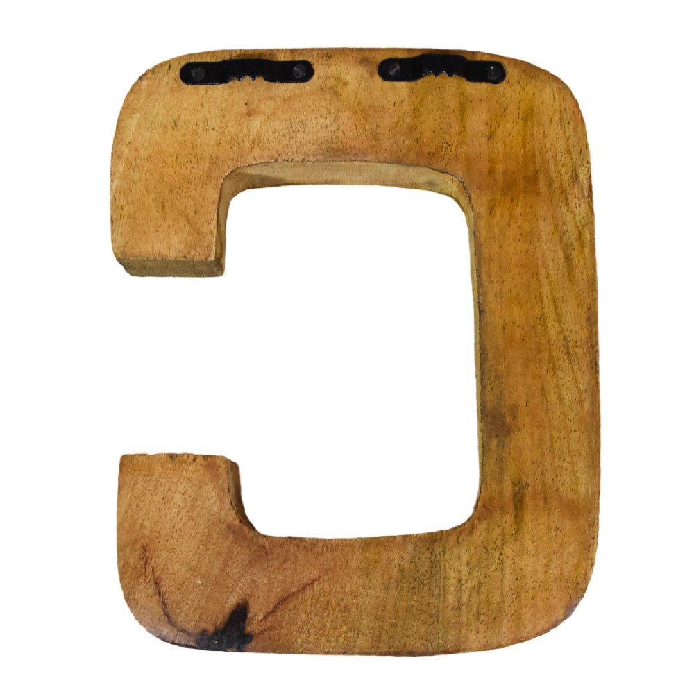 Classic Grain - Finished Mango Wood Alphabet & Number Blocks - BBH HOMES LLC