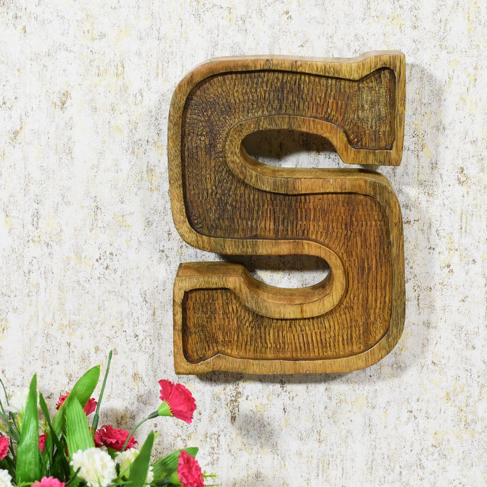 Classic Grain - Finished Mango Wood Alphabet & Number Blocks - BBH HOMES LLC
