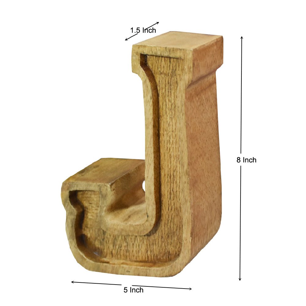 Classic Grain - Finished Mango Wood Alphabet & Number Blocks - BBH HOMES LLC