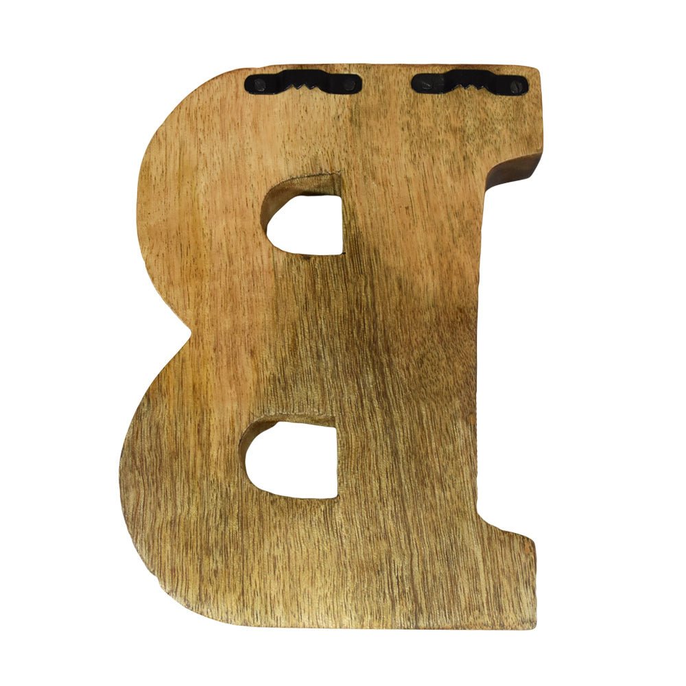 Classic Grain - Finished Mango Wood Alphabet & Number Blocks - BBH HOMES LLC