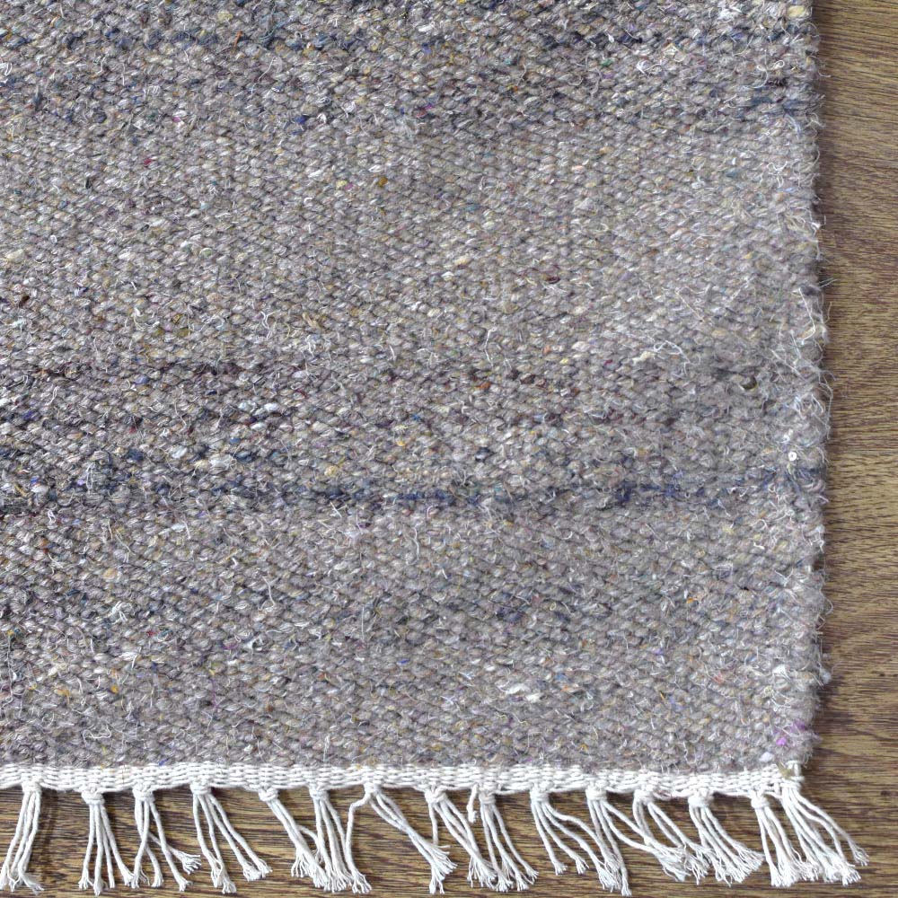 Solid Hand Woven Flat Weave Skittles Kilim Rug