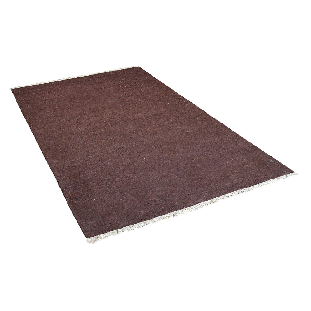 Solid Hand Woven Flat Weave Skittles Kilim Rug
