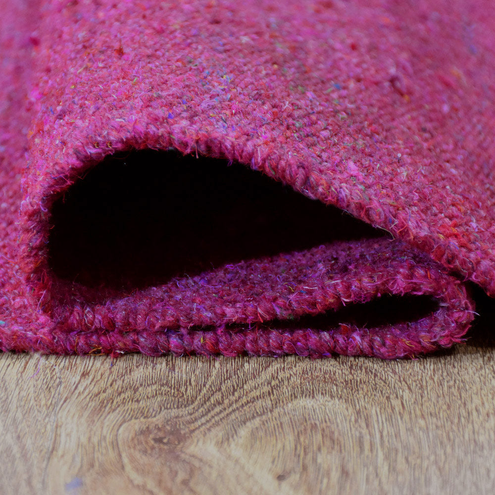 Solid Hand Woven Flat Weave Skittles Kilim Rug