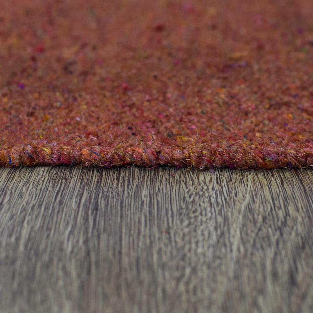 Solid Hand Woven Flat Weave Skittles Kilim Rug
