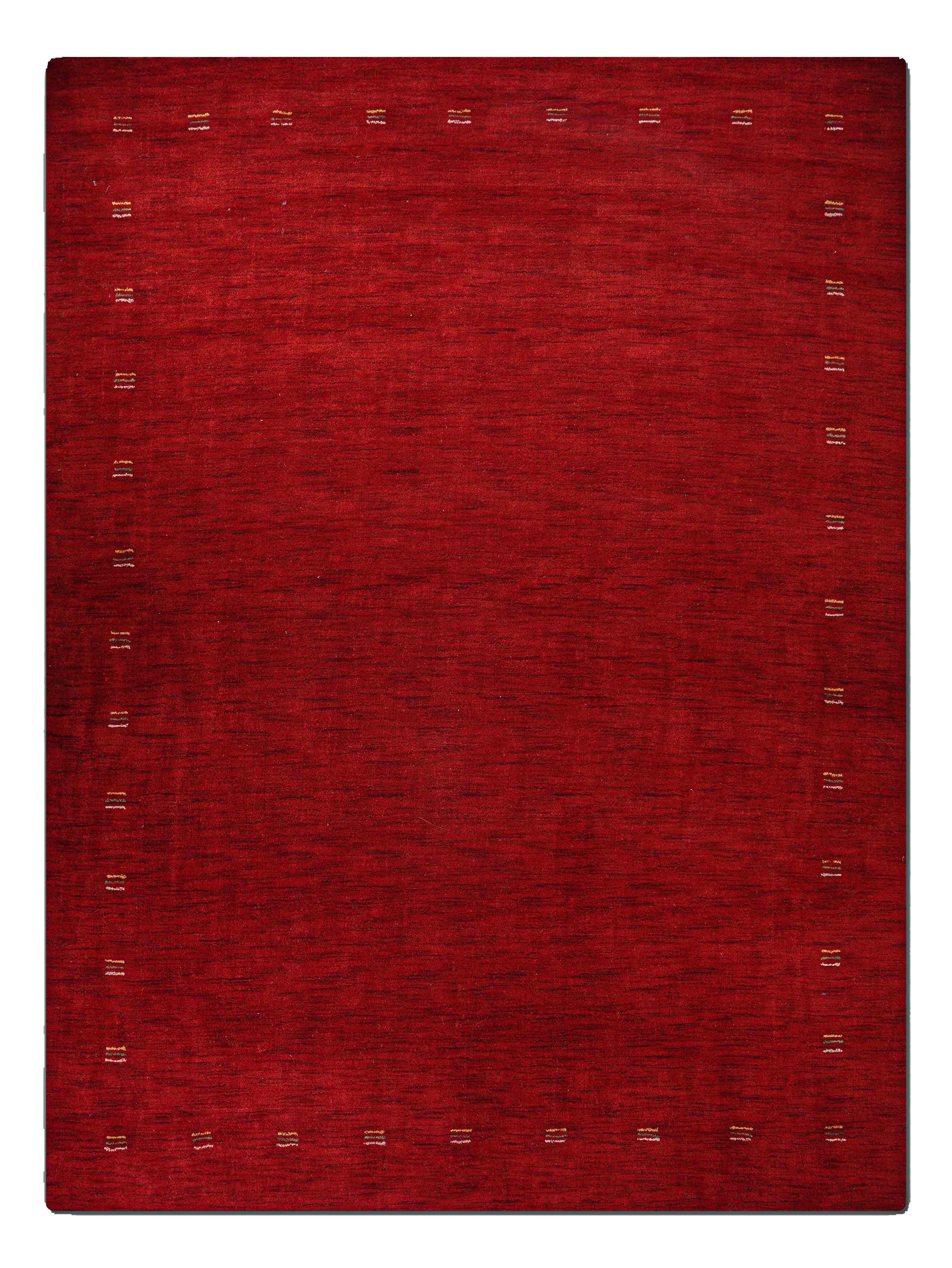 Hand Knotted Gabbeh Silk deals Area Rug Solid Light Red BBH Homes BBLS0111