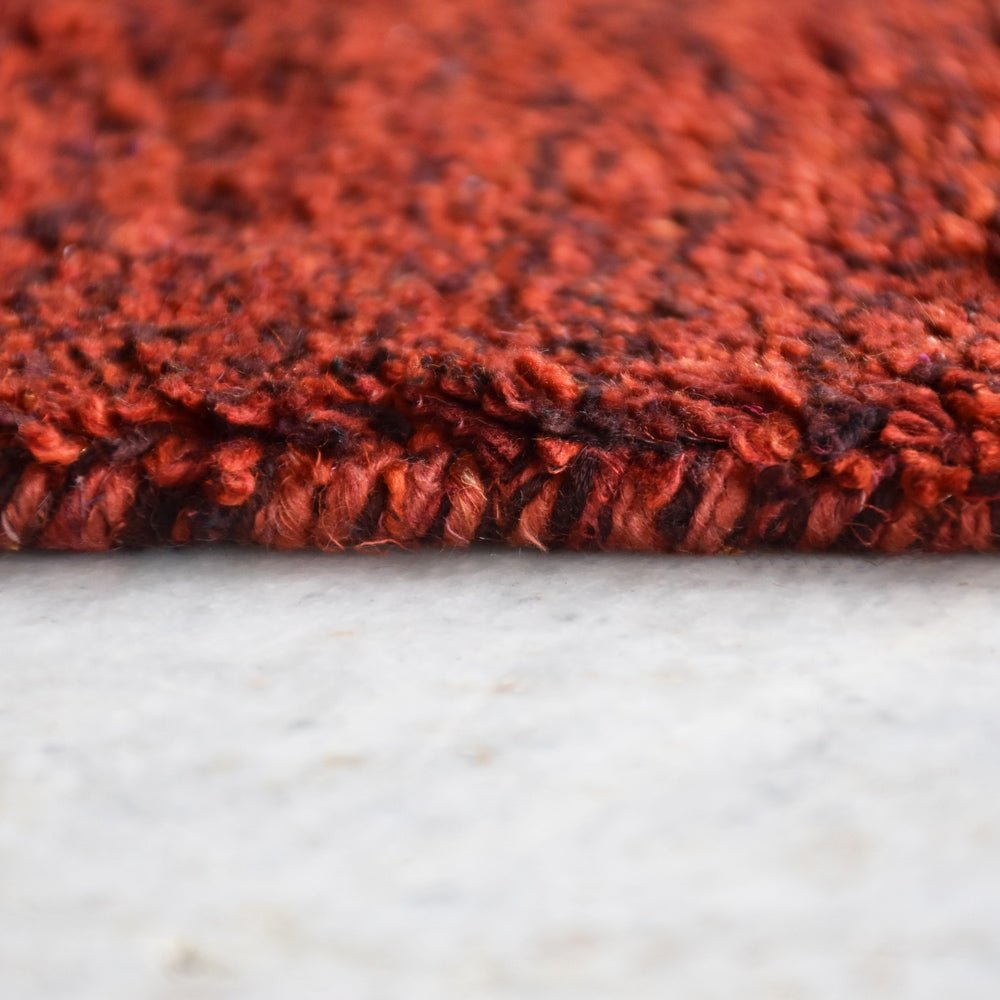 Dual Tone Hand Knotted Wool & Silk Rug - BBH HOMES LLC