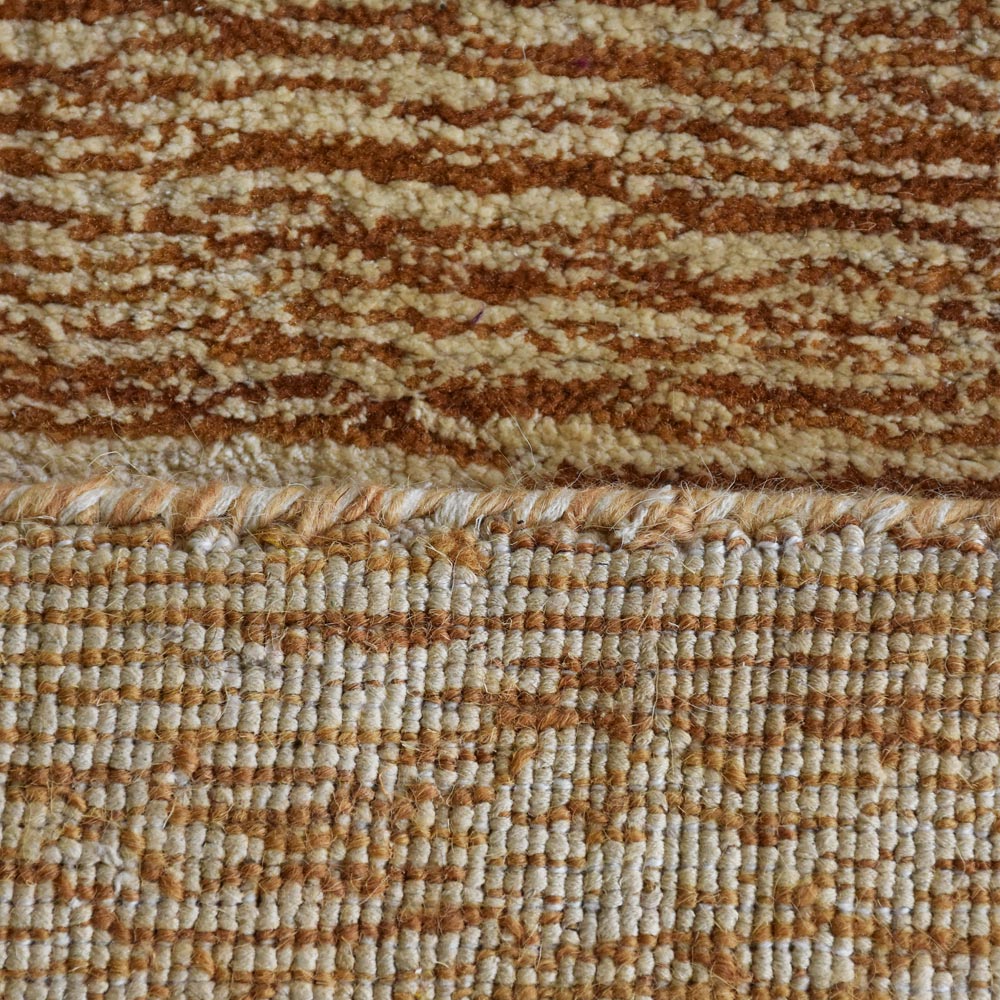 Dual Tone Hand Knotted Wool & Silk Rug - BBH HOMES LLC
