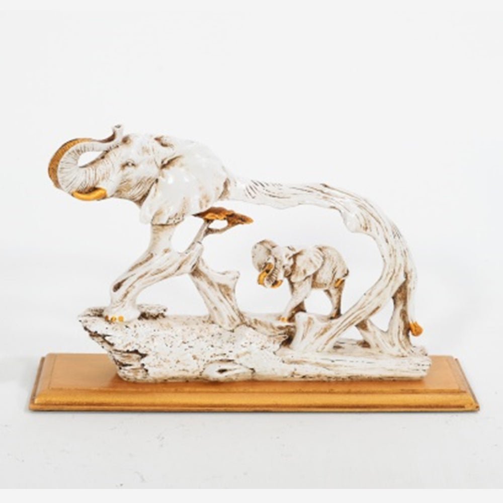 Elephant Resin Figurine Antique Finish - BBH HOMES LLC