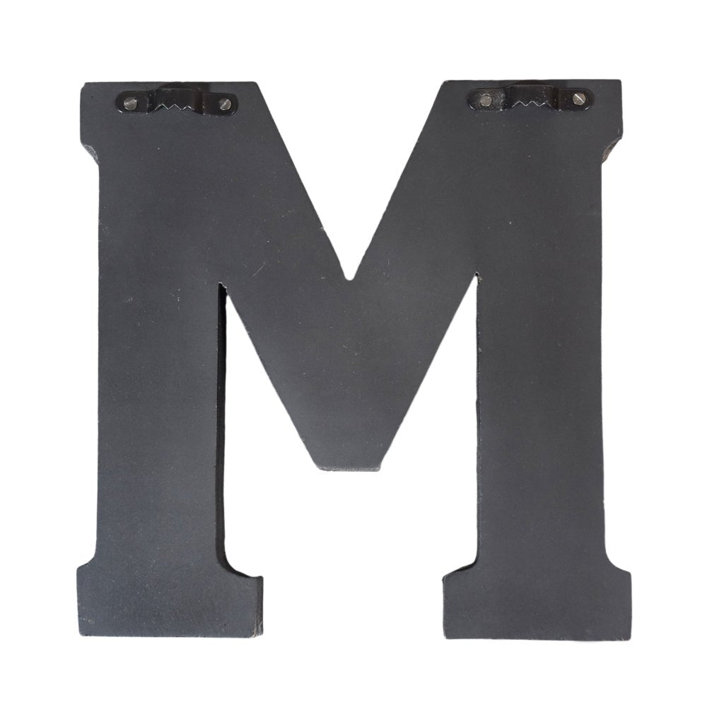 Geometric Gold Accent Mango Wood Letter Block - BBH HOMES LLC