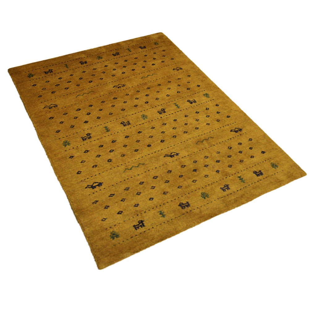 Hand Knotted Loom Silk Mix Area Rug Contemporary Gold - BBH HOMES LLC