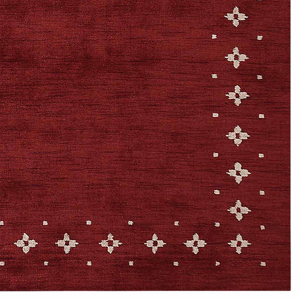 Hand Knotted Loom Wool Area Rug Contemporary Blue - BBH HOMES LLC