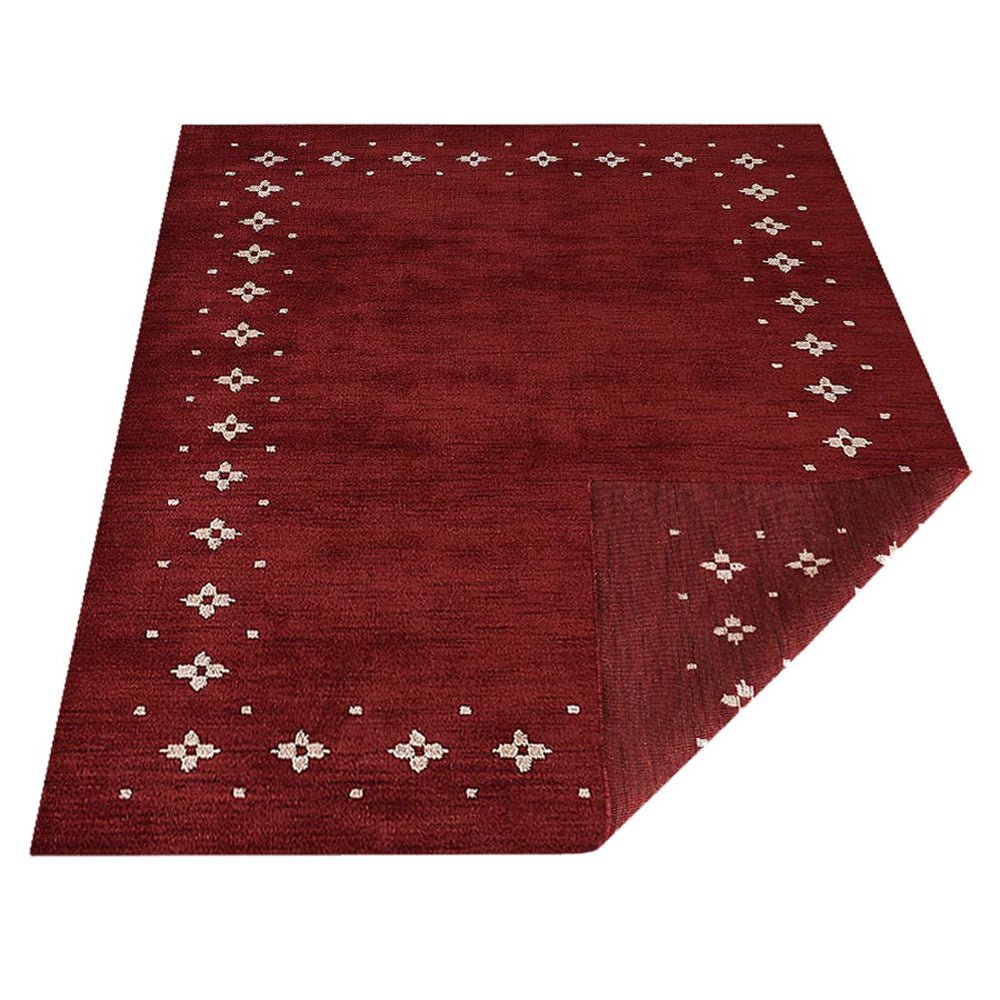 Hand Knotted Loom Wool Area Rug Contemporary Blue - BBH HOMES LLC