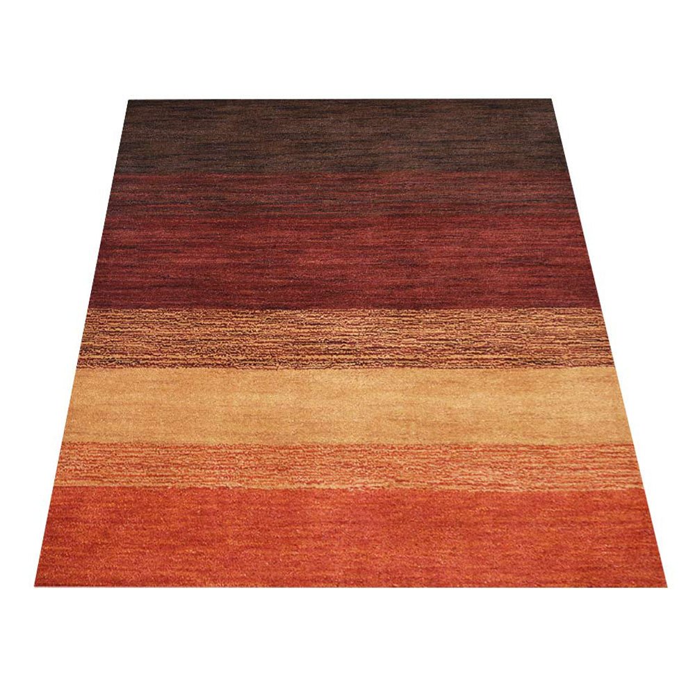 Hand Knotted Loom Wool Area Rug Contemporary Multicolor - BBH HOMES LLC