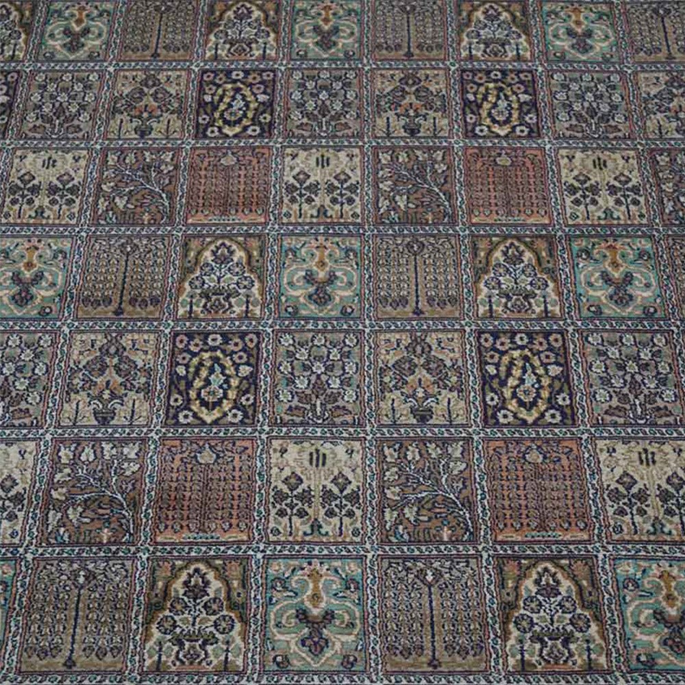 Hand Knotted Persian Original Silk Area Rug Oriental Cream - BBH HOMES LLC