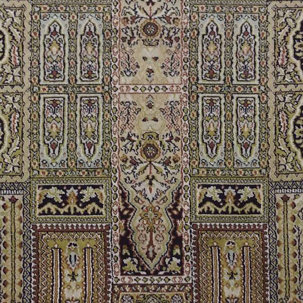 Hand Knotted Persian Original Silk Rectangle Area Rug Oriental Blue - BBH HOMES LLC