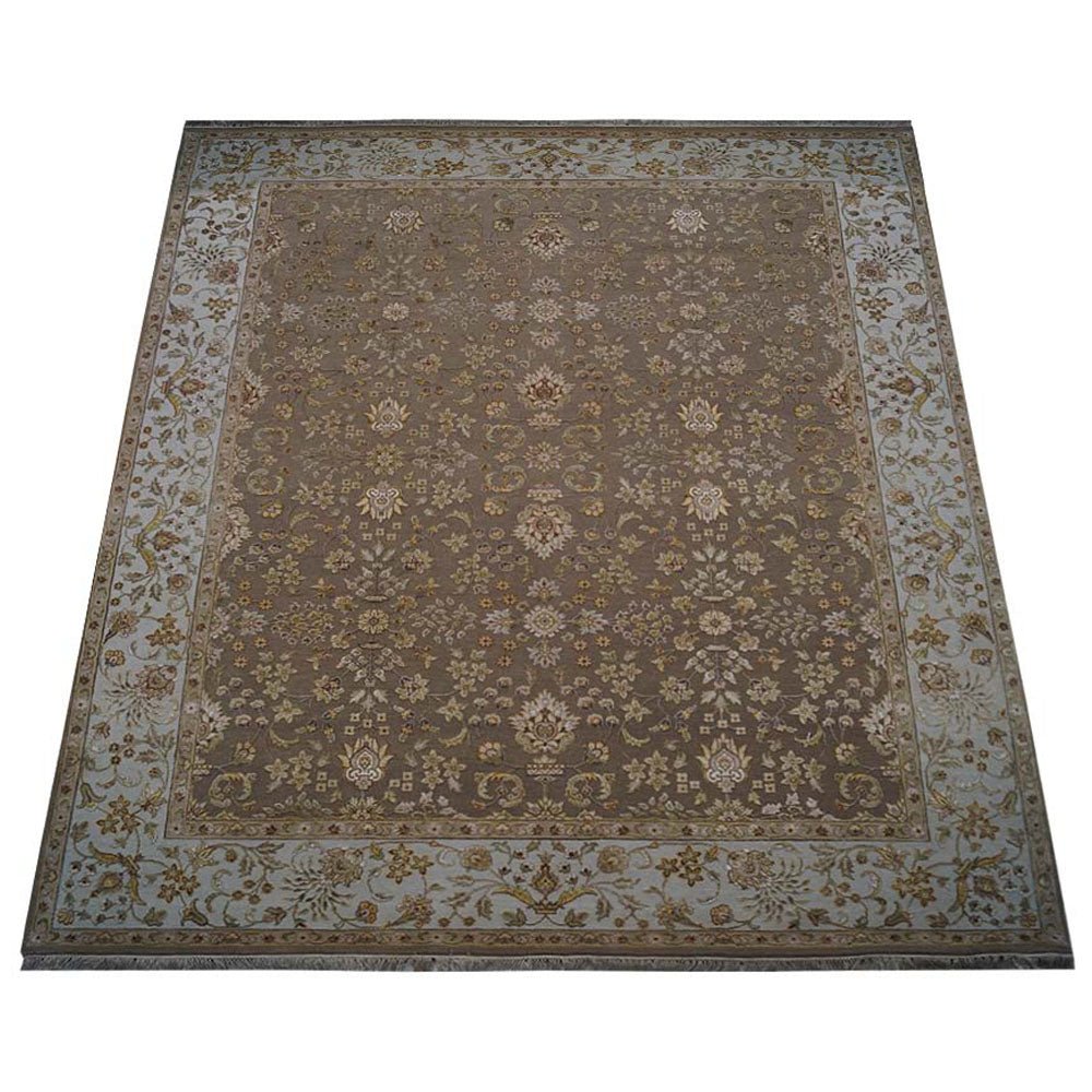 Hand Knotted Persian Silk And Wool Area Rug Oriental Beige - BBH HOMES LLC