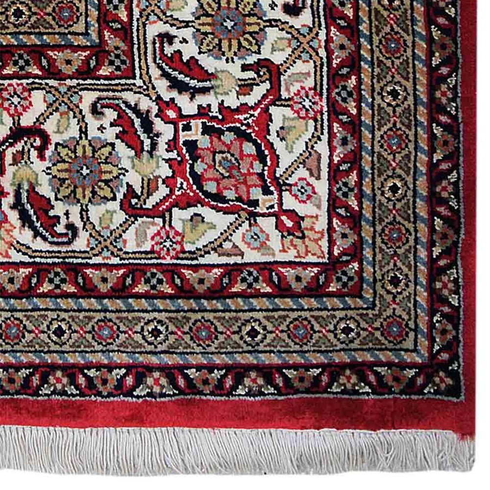 Hand Knotted Persian Wool Area Rug Oriental Red - BBH HOMES LLC