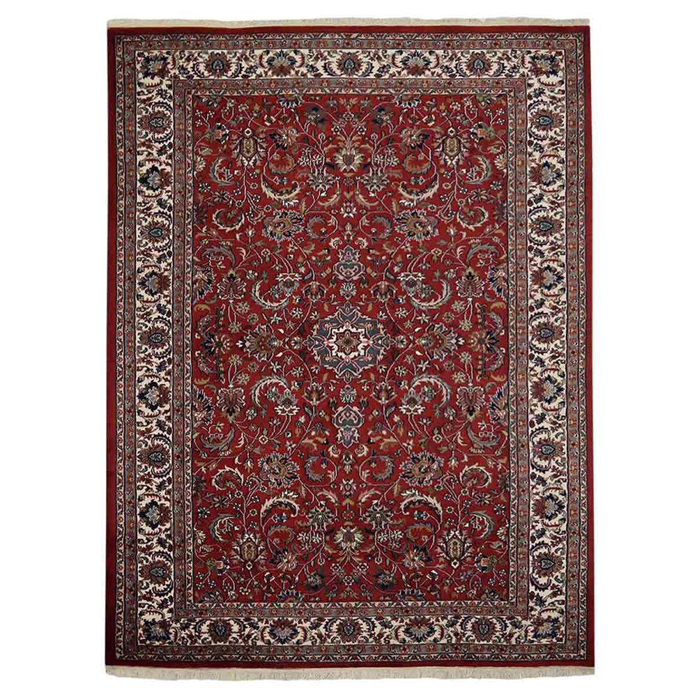 Hand Knotted Persian Wool Area Rug Oriental Red - BBH HOMES LLC