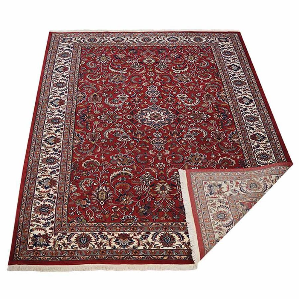 Hand Knotted Persian Wool Area Rug Oriental Red - BBH HOMES LLC
