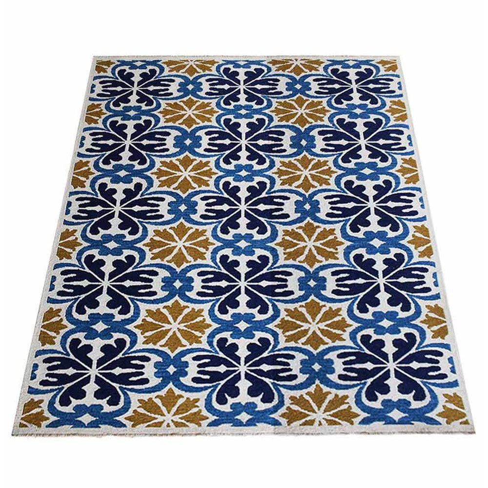 Hand Knotted Sumak Wool Area Rug Floral Multicolor - BBH HOMES LLC