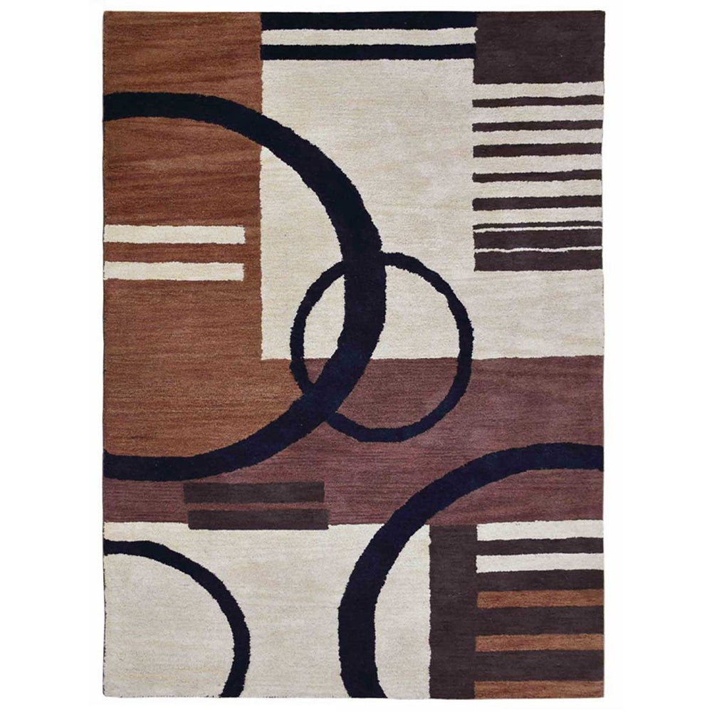 Hand Tufted Wool Area Rug Contemporary Multicolor - BBH HOMES LLC