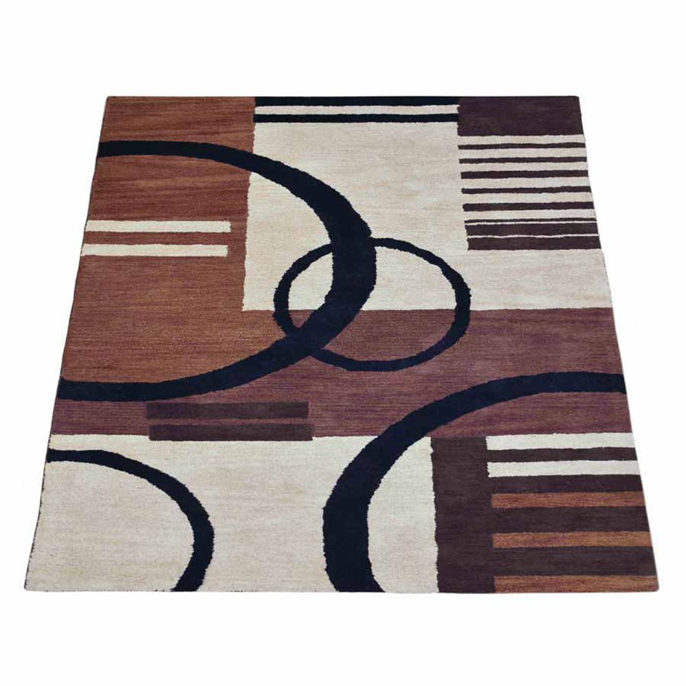 Hand Tufted Wool Area Rug Contemporary Multicolor - BBH HOMES LLC