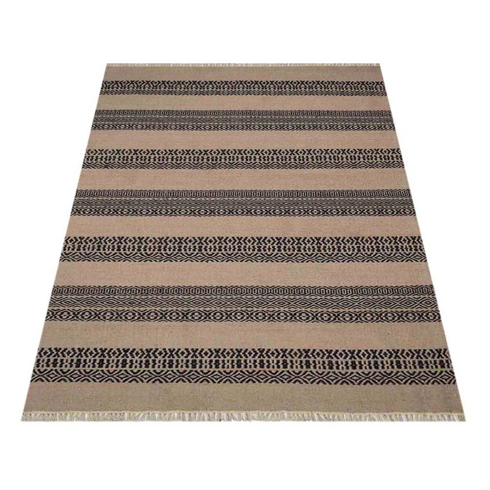 Hand Woven Flat Weave Kilim Wool Area Rug Contemporary Multicolor - BBH HOMES LLC