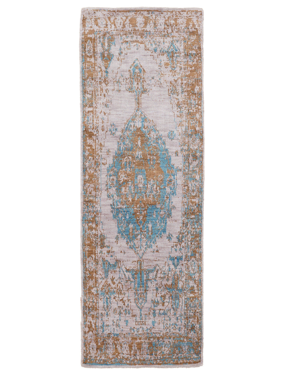 Desert Sky Hand Knotted Wool Oriental Area Rug