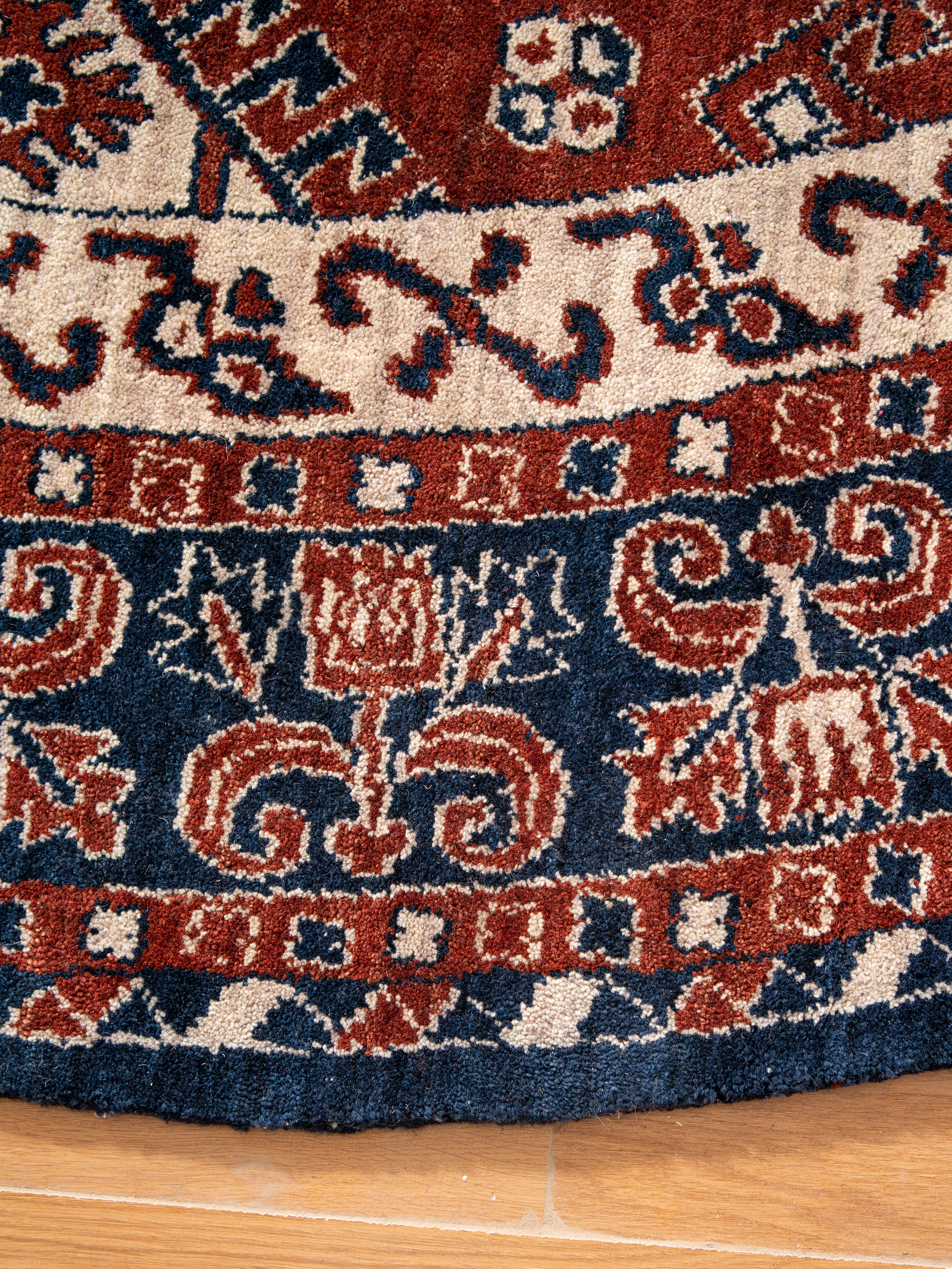 Kazak Ember Hand Knotted Wool Area Rug