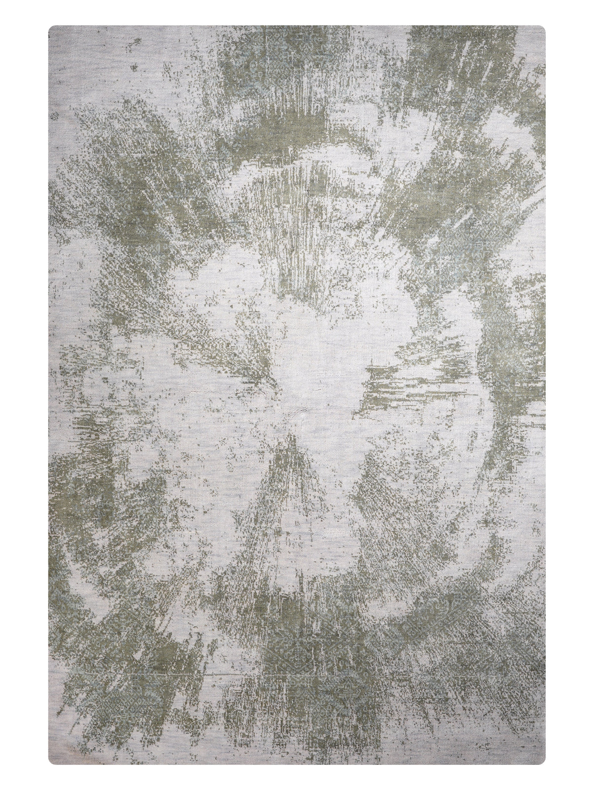 Sahaj Hand Knotted Wool Abstract Area Rug
