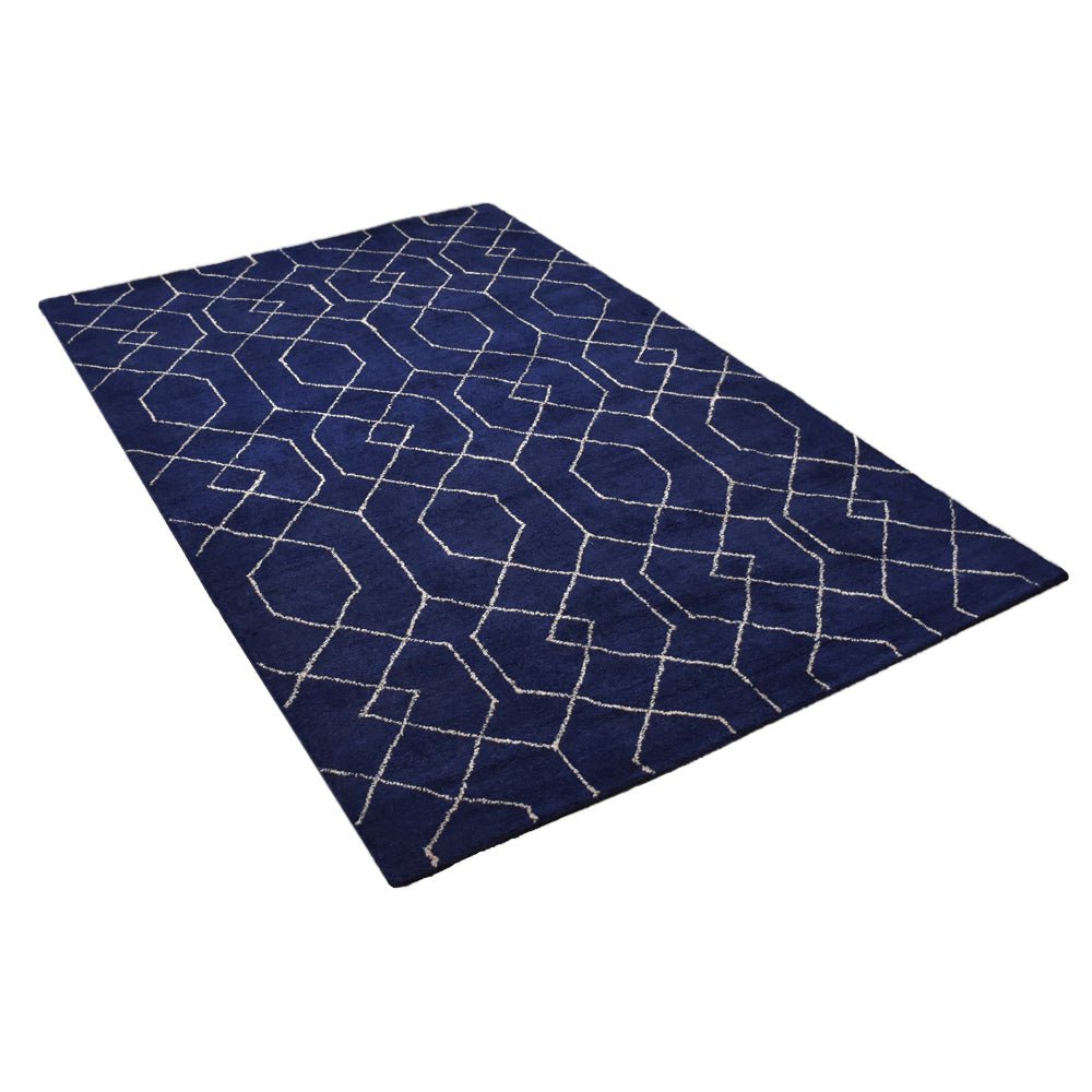 Isafjördur Hand Knotted Loom Silk Mix Area Rug - BBH HOMES LLC