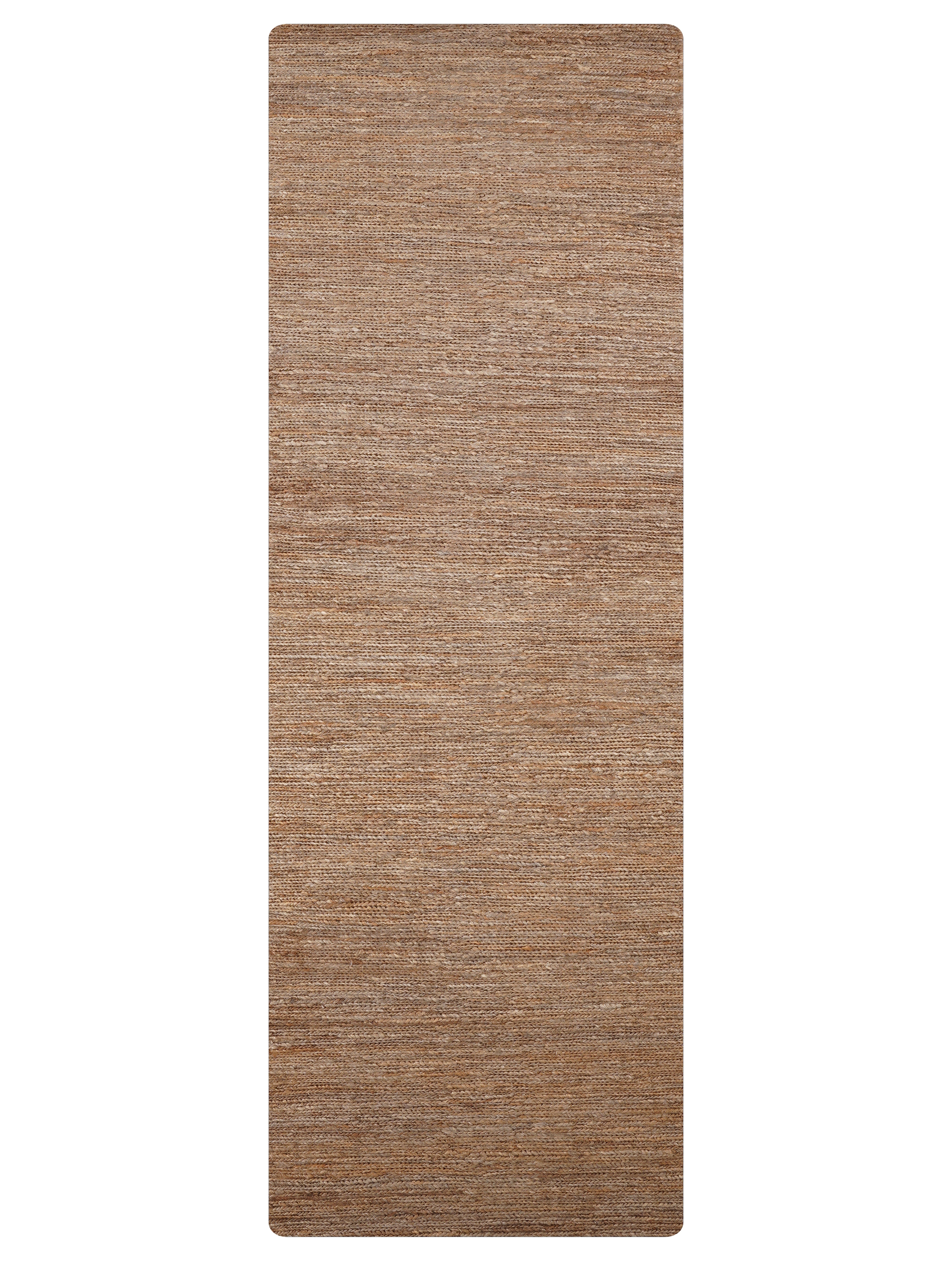 Light Brown Hand Knotted Sumak Jute Rug