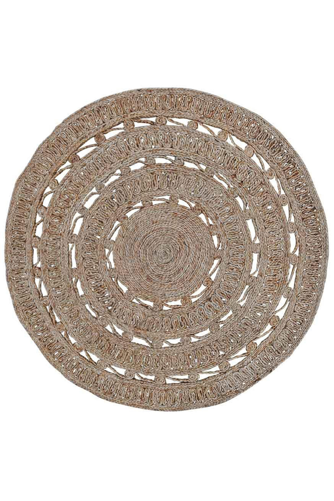 Ethereal Rings Jute Rug