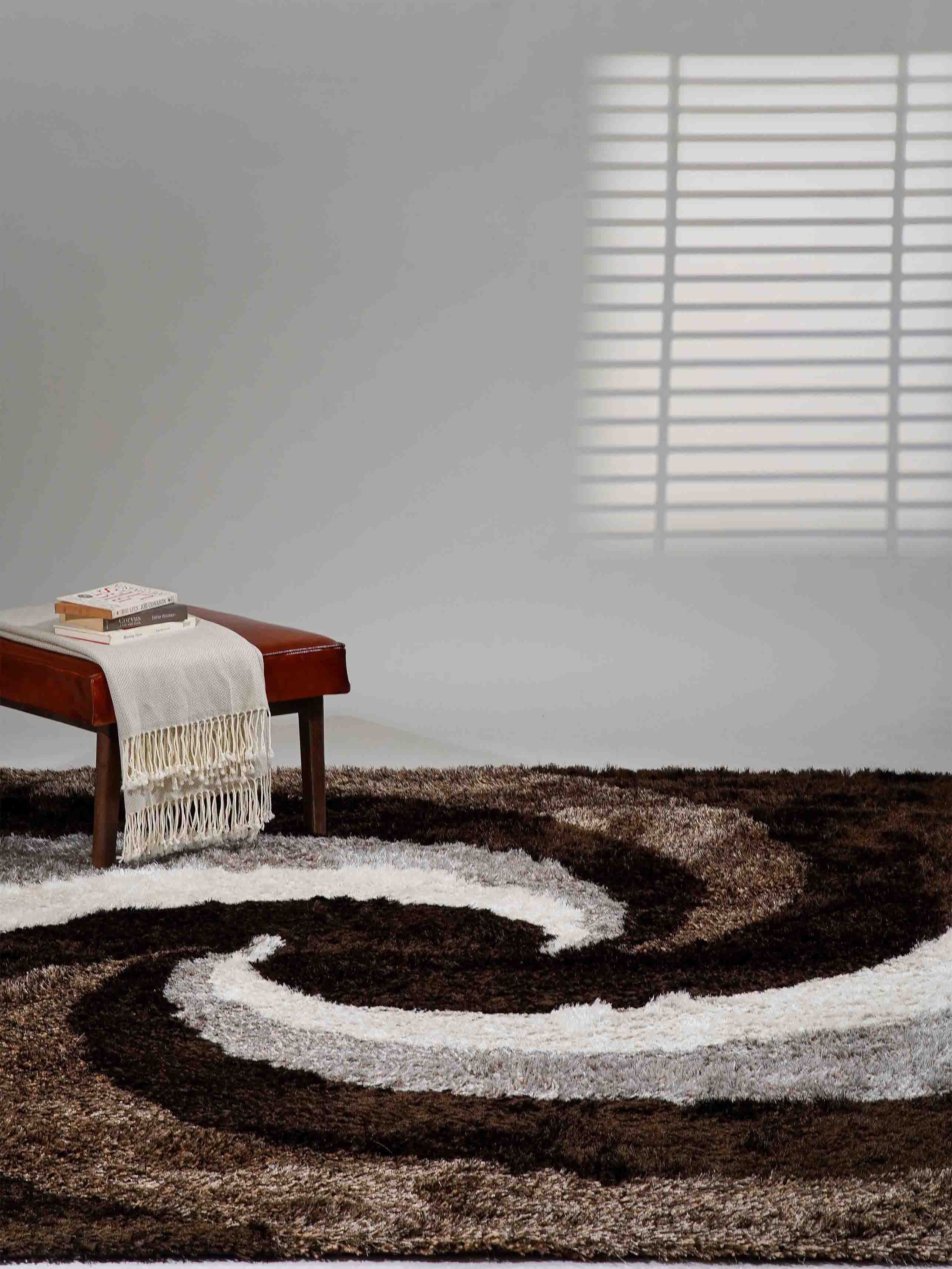 Whirl Hand Tufted Shag Rug