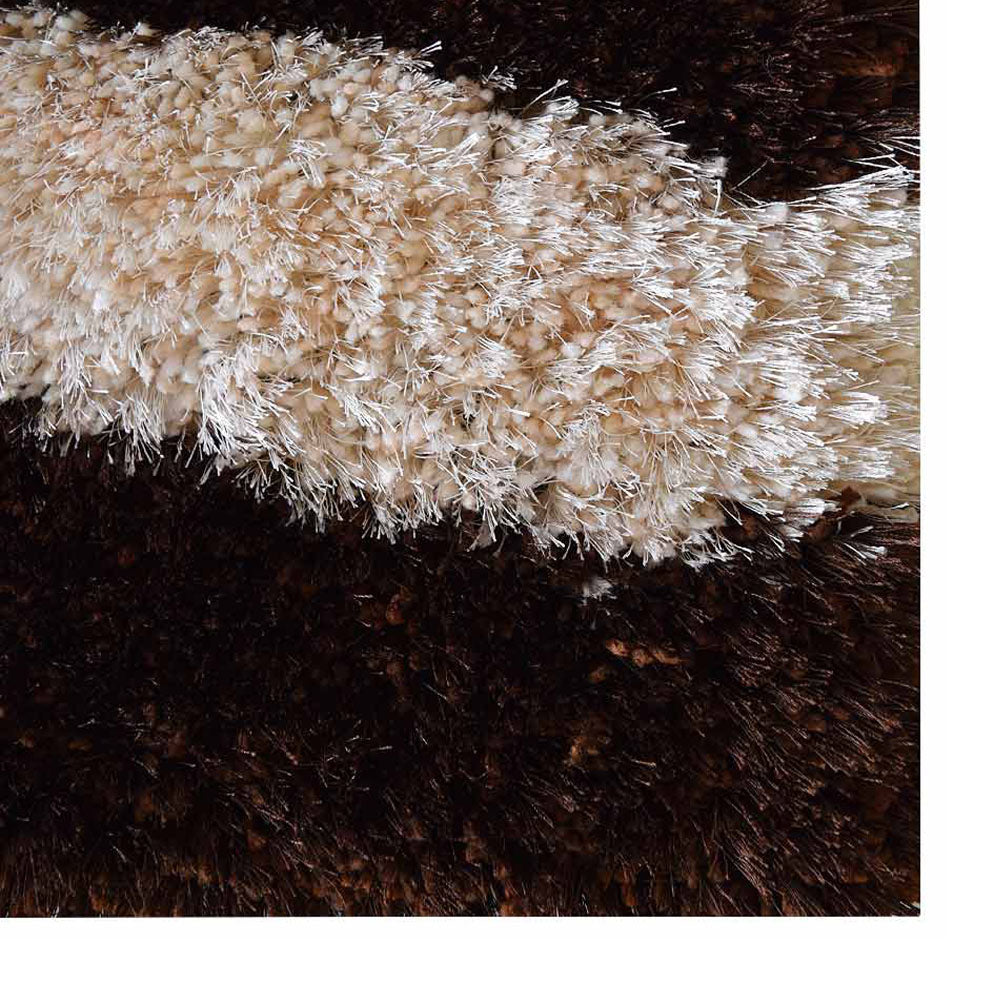 Lune Hand Tufted Shag Polyester Area Rug
